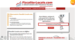 Desktop Screenshot of fiscalite-locale.com